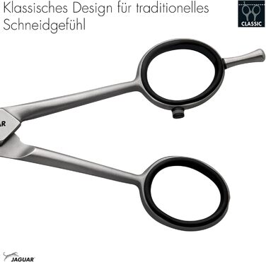 Ножиці для вирівнювання волосся JAGUAR SATIN 30/30 6.0' | Професійні ножиці для перукарів з 30 зубцями для вирівнювання з призматичним заточуванням | Матові | Зроблено в Німеччині