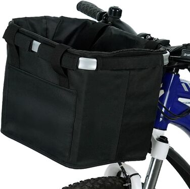 Складаний водонепроникний кошик на кермо велосипеда Pynhoklm, 20L, з аксесуарами. Підходить для покупок, пікніків та повсякденного використання