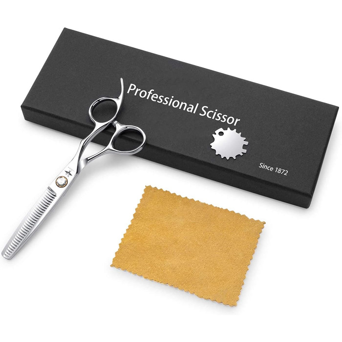 Професійна перукарська ножиця PURPLEBIRD 6 дюймів для стрижки та філірування, з японської сталі 440C, для жінок та чоловіків