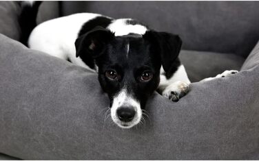 Кербл Лукка - м'яке ліжко для домашніх тварин, сірого кольору, 70x85 см