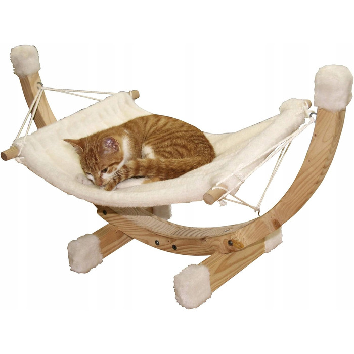 Гамак-лежак Kerbl Siesta, білий, 73x36x34 см