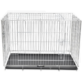 Металева переноска для собак Montloxs XXL - міцна та складана, для транспортування тварин