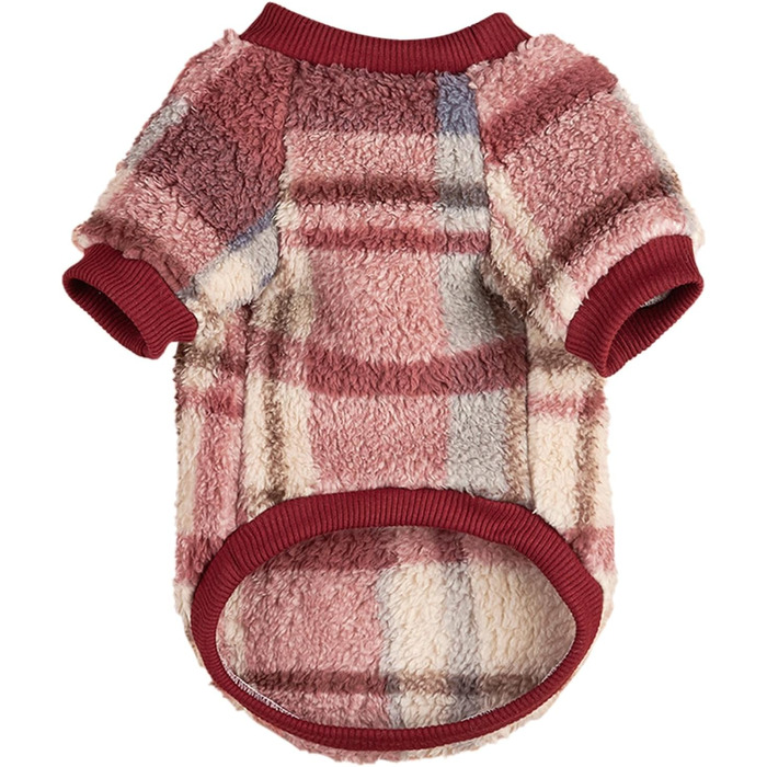 Теплий зимовий пуловер для собак Jecikelon з візерунком, розмір L, для маленьких собак, м'який, комфортний, одяг для собак та котів