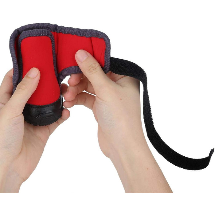 Взуття для собак: захист лап, водонепроникні антиковзні чоботи, спортивне взуття для середніх та великих собак, червоні