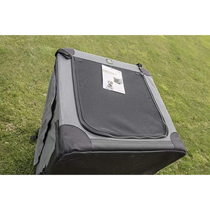 Тканинний контейнер-переноска Maelson Soft Kennel для собак, антрацит, 52x33x33 см