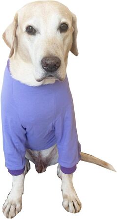 Піжама для собак великих порід: захист суглобів, анти-шерсть, фіолетовий колір