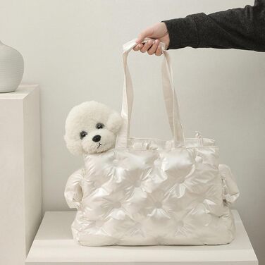 Сумка-переноска для собак середнього розміру - Pet Sling Outdoor Travel | Зручна сумка на плече для цуценят та котів з регульованим ремінцем, легка переноска для тварин