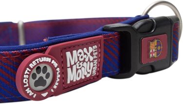 Нашийник для собак Ax Olly з ідентифікатором Gotcha! Sart ID, м'який та світловідбиваючий, з логотипом FC Barcelona (L)