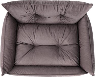 Ліжко для собак Joker Gesteppt: зручне та легке в догляді, розмір L (106x80 см) / XL (132x106 см), колір: коричневий