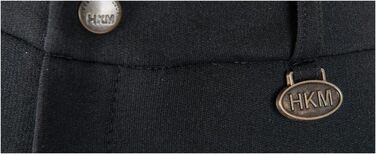 Дитячі штани для верхової їзди RL24 Winter - чорні, розмір 98-176 | З накладкою на коліна з синтетичної шкіри, дихаючі, теплі | Верхова екіпіровка для дітей