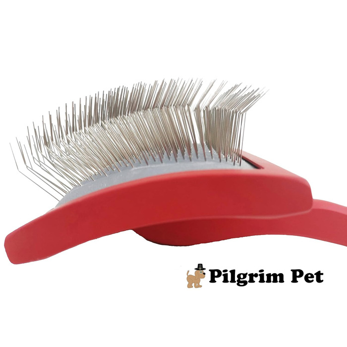 Професійна щітка-гребінець Pilgrim Pet для собак, велика, для видалення пуху та розчісування