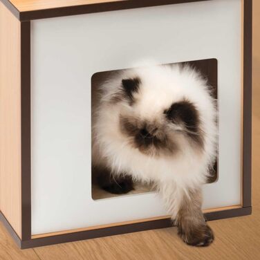 VESPER 52075 Меблі для котів Box, малі, горіх