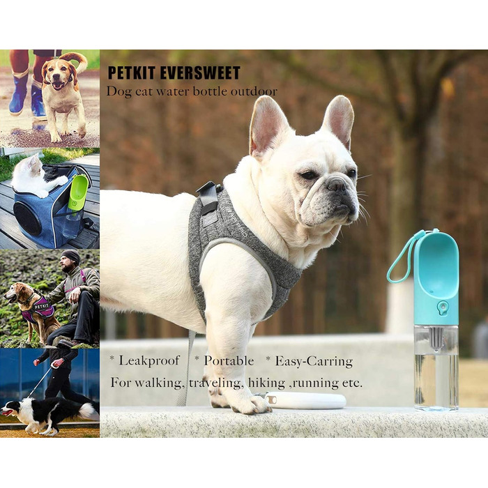 PETKIT Eversweet - пляшка для води для собак, 400 мл, блакитна, PET