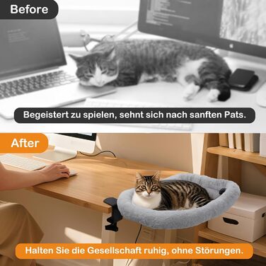 Підвісне ліжко для котів Trhillsbrad, 90° складна конструкція, 59x38 см, до 11 кг