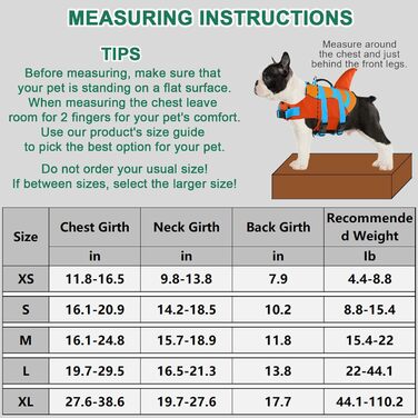 Жилет для плавання собак Shark Fin від Fragralley, висока плавучість, міцний нейлон та поліуретановий пінопласт для плавання, катання на човні та водних видів спорту