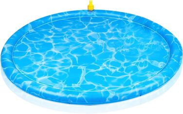 Басейн для собак Ø 80 см: ідеальний басейн-перевертач для собак, іграшковий басейн-фонтан, дитячий басейн для ігор з водою