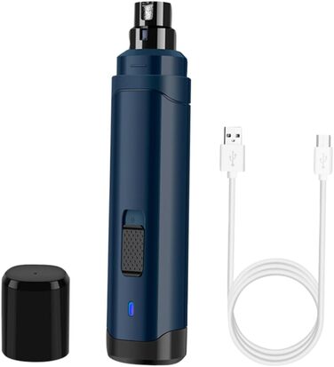 Електричний обрізчик нігтів для домашніх тварин BESPORTBLE - для собак та котів, USB, компактний