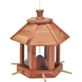 Дерев'яний годівниця для птахів, годівнична станція 26x26x27 см