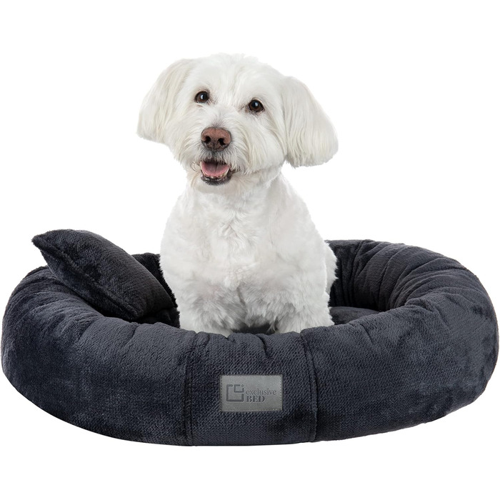 Килимок для собак Лілі - М'який лежак для собак з тканини Sorisso - М'який, довговічний, зносостійкий, міцний (M, Темно-синій)