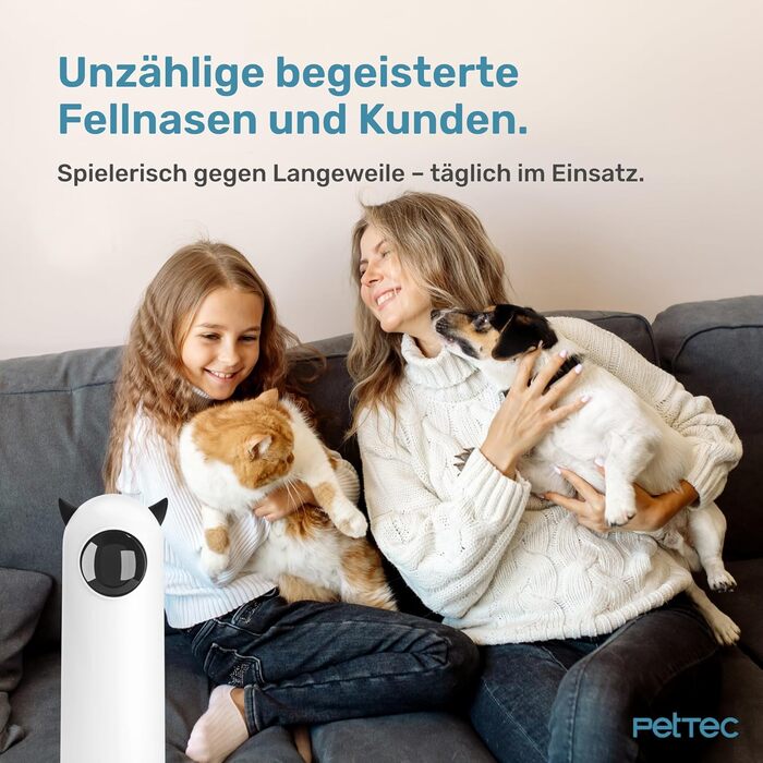 Автоматичний лазерний вказівник для котів PetTec® - інтерактивна іграшка для котів, 24/7 зайнятість