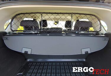 Сітка розділювач для Mazda CX-5 (з 2017) ERGOTECH RDA65-XS8 - для собак та багажу