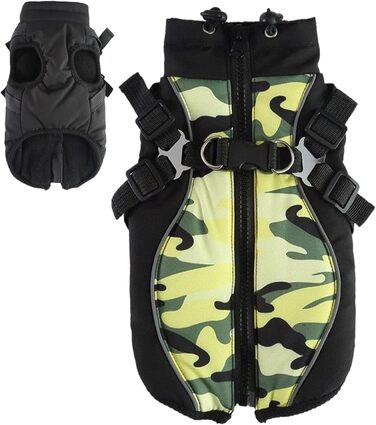 Водонепроникний теплий зимовий одяг для собак - для малих, середніх та великих тварин. Ідеально для прогулянок, тренувань та щоденного використання.