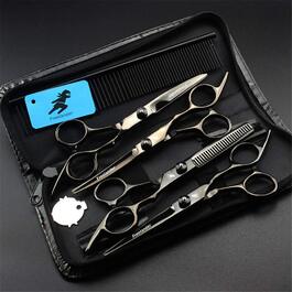 Набір професійних ножиць для грумінгу домашніх тварин, 6 дюймів, для собак, котів, салонний та домашній догляд