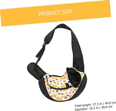 Транспортна сумка для собак та котів Housoutil, 44x26x2 см, зелена