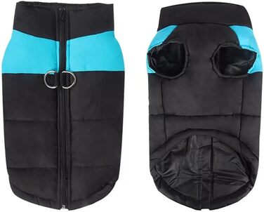 Теплий водонепроникний зимовий одяг для собак FeimaX - тепла куртка для маленьких, середніх та великих собак, блакитна L
