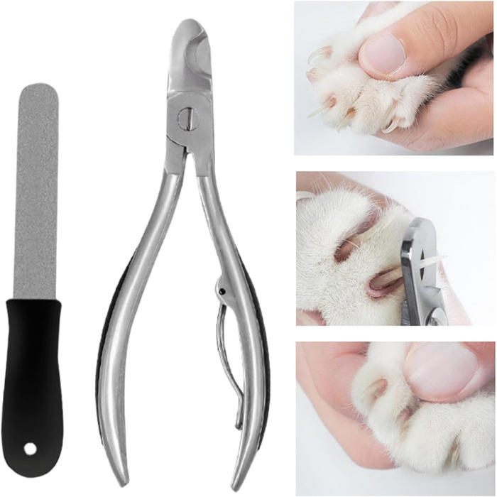 Ножиці для собак, ергономічні, неслизькі, прецизійні, для інтенсивного використання, ножиці для грумінгу собак, великих та середніх порід, котів, для подорожей, для домашнього використання