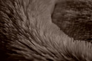 Килимок-лежанка для собак та котів Hunter LOPPA, м'яке лежання, антиковзаюча підкладка, прання при 30°C, коричневий, розмір M