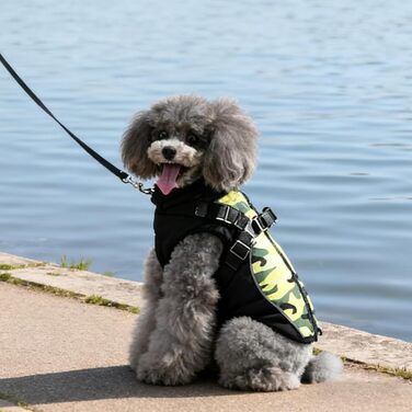 Водонепроникний теплий одяг для собак та котів: жилет-куртка з жилетом, розміри M та L