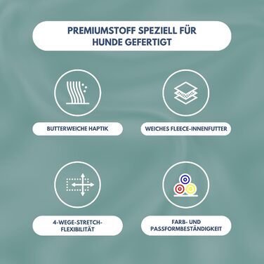 Світшот для собак Spark Paws з капюшоном, преміум-якість, м'який велюр, комфортний крій, заспокійливе флісове підкладка, підходить для всіх порід, багатобарвний, розмір L (аквамарин, S: 2-5кг)