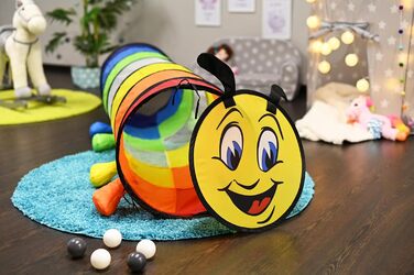 Ігровий тунель-гусениця Knorrtoys, яскравий дитячий тунель для ігор