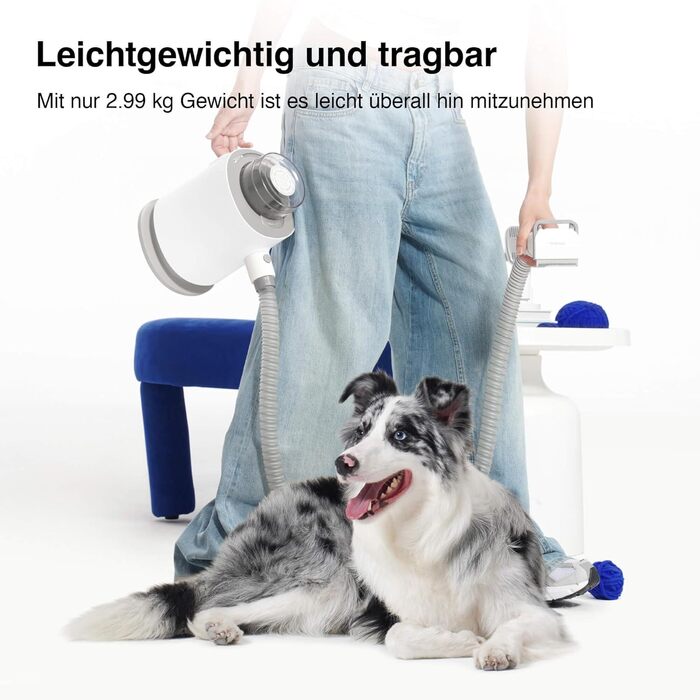 Набір для грумінгу домашніх тварин Neakasa P0 Pro: пилосос, щітка для котів та собак, видалення ворсу, 5 насадок