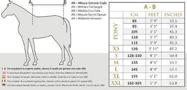 Літня повітропроникна попона для коней з бавовни Maddy 2 з ременями та захистом хвоста, 128 см (Синій/Бордовий)