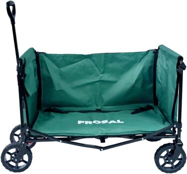 Фросал Візок для собак Бруно, зелений, складний | Транспортний візок для тварин