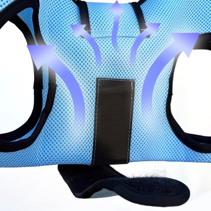 ГамІнВей Гамак для догляду за тваринами - блакитний для великих собак, гамак-сумка для тварин, обтискний ремінь для догляду за кігтями та вухами/догляду за очима (блакитний)