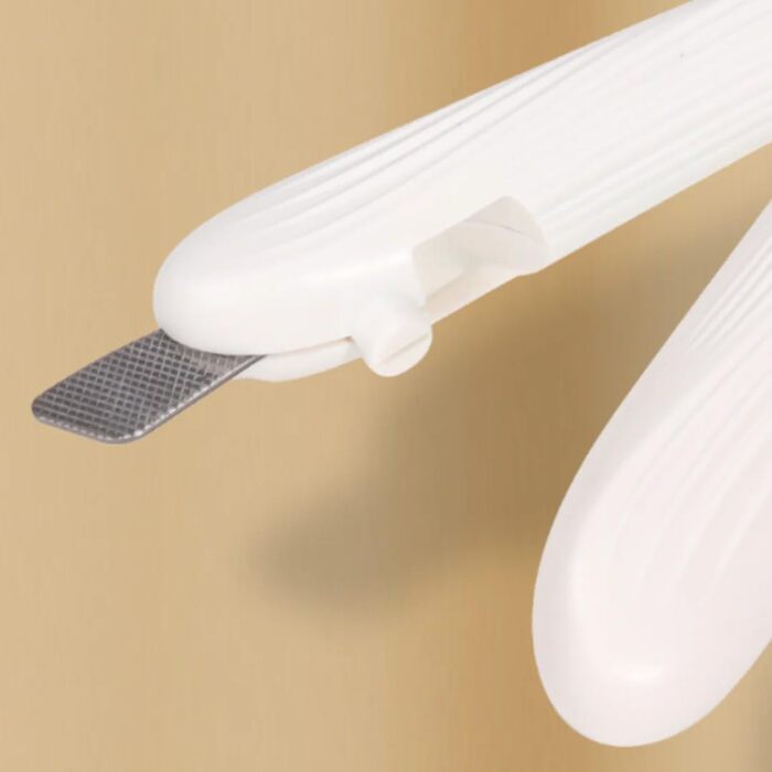 Pawloo LED-Кліпер для обрізання кігтів собак та котів з LED-підсвічуванням, білий. Включає пилку для кігтів та захисний ковпачок