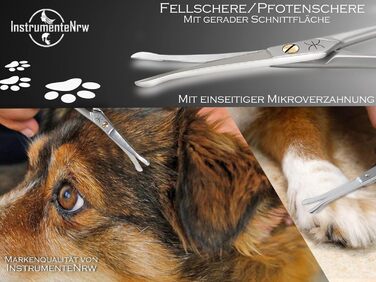 Ножиці для грумінгу собак та котів - професійні, з мікрозубом, з нержавіючої сталі, 10,5 см