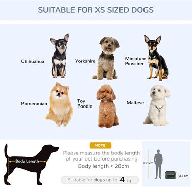 Транспортувальна переноска для тварин PawHut 80 см, сіра, для котів та собак (XS)