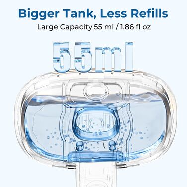 Побутова щітка для котів Pecute з парою та спреєм, багатофункціональна, для масажу та догляду за довгошерстими тваринами (блакитна)