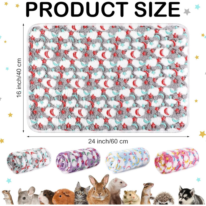 М'яка ковдра для морських свинок Namalu: водонепроникна, з флісу, 60x40 см