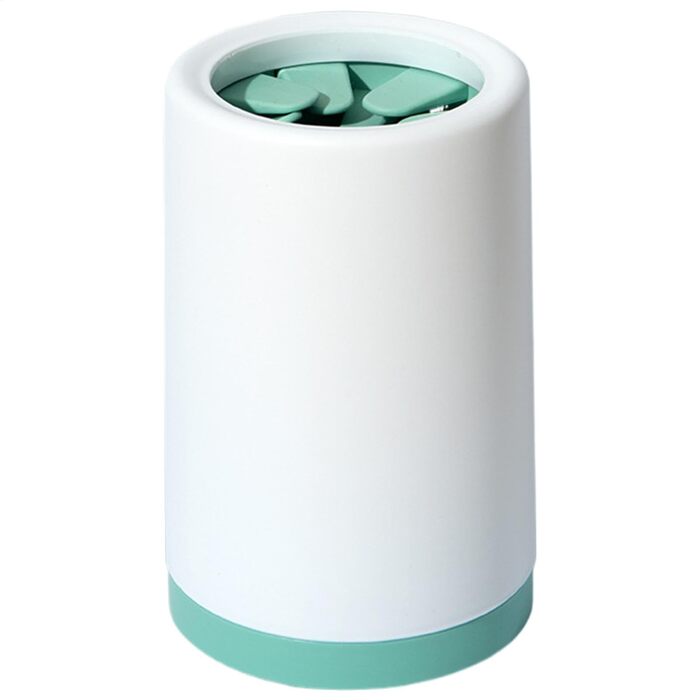 Мийка для лап собак, очищувач лап для тварин, машина для миття лап - щітка для собак, м'який очищувач лап, підвищена ефективність очищення, велика зелена модель