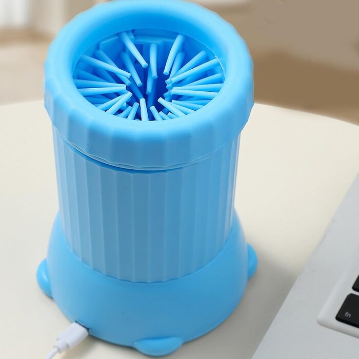 Автоматичний мийник лап для собак з USB-зарядкою - мийка лап для собак, для дому, синій