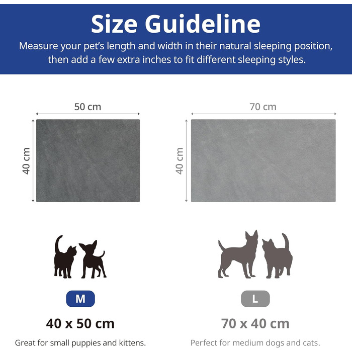 Килимок грілка для котів та собак на вулицю, 70 x 40 см, 50 Вт