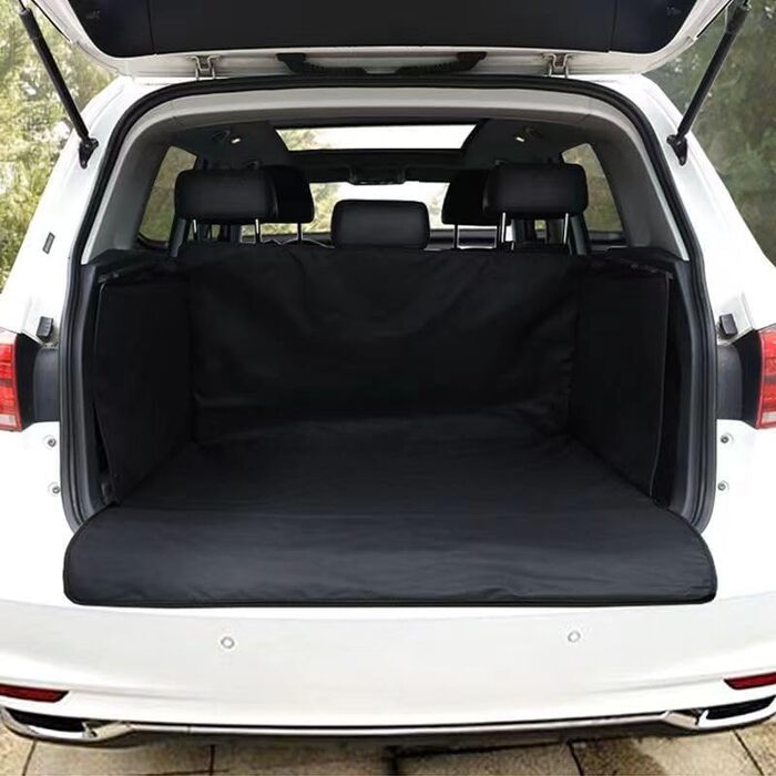 Захист багажника для собак Velomy, сумісний з Dacia Sandero Stepway, водонепроникний, з захистом бокових стінок та бампера, чорний