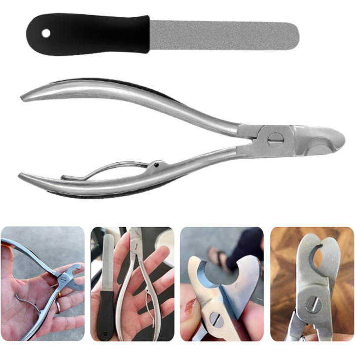 Ножиці для стрижки кігтів собак - міцні, з нержавіючої сталі | Для великих та середніх порід собак, котів, домашніх тварин, у дорогу, для використання в приміщенні та на вулиці