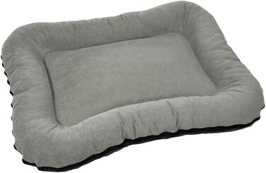 Матрац для собак KIM, ліжко для собак, подушка для собак, диван для собак, можна прати (M 80x60 см, сірий) M 80x60 см сірий