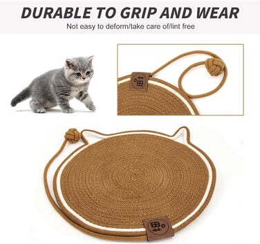 Килимок для котів з кулькою, іграшковий килимок-іграшка для котів, 43 см